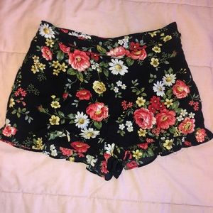 Forever 21 floral shorts